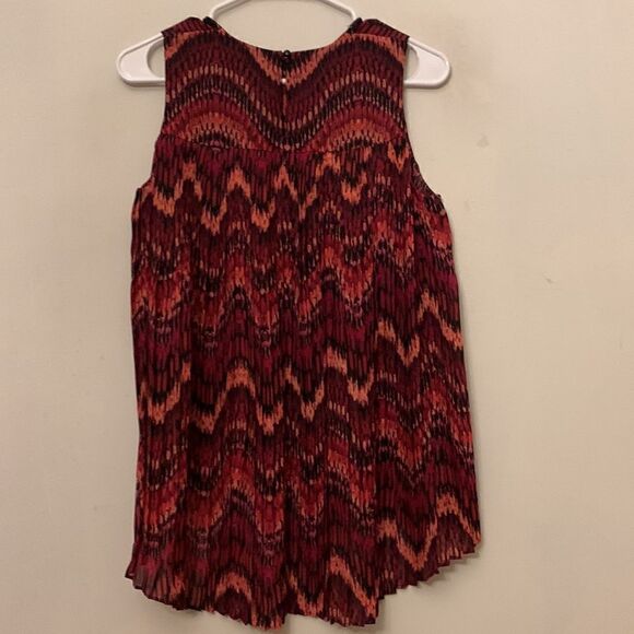 Cache high low sleeveless beaded blouse Size S New - Picture 4 of 9